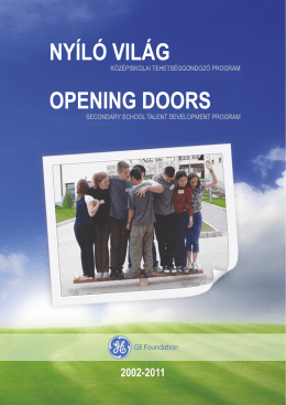 GE Foundation: Opening Doors