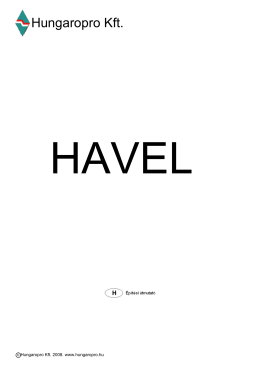 Építési útmutató Havel faházhoz