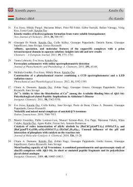 Scientific Papers (pdf)