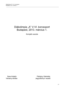 V-VI. korcsoport "A" (pdf)