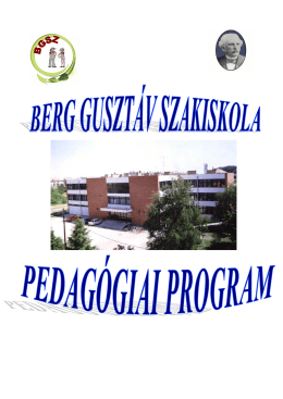 Pedagógiai Program - Berg
