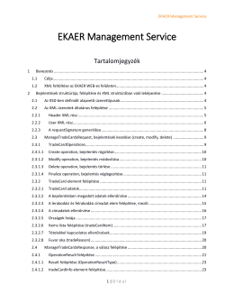 EKAER Management Service