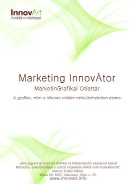 2. Marketing ötletek PDF - Innovart Marketing Grafika