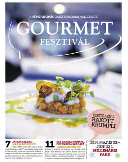Gourmet 2014 - Burgonyakutatási Központ