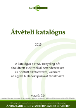 ide - HWD Recycling Kft.