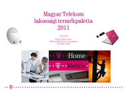 Magyar Telekom lakossági termékpaletta 2011