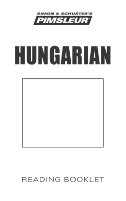 HUNGARIAN - Playaway