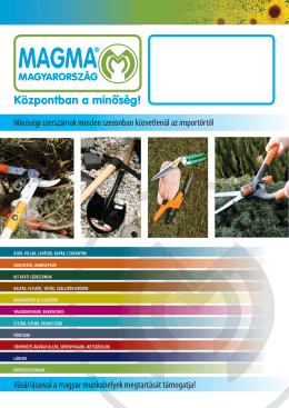 MAGMA Magyarország 2012. tavaszi kiadvány