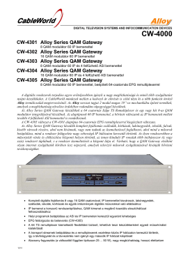 CW-4000 - CableWorld