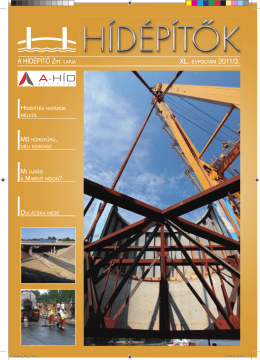 Hídépítők magazin 2011/3 - A
