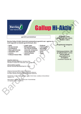 Gallup® Hi-Aktiv® Label