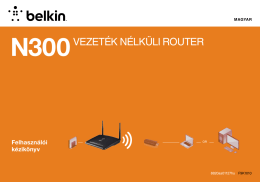 N300Vezeték nélküli router