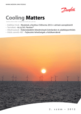 Cooling Matters 2 2012