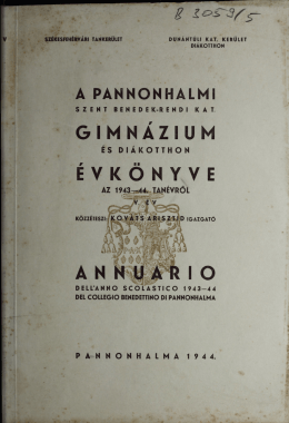 Értesítő 1943-44.pdf - Pannonhalma 70-74