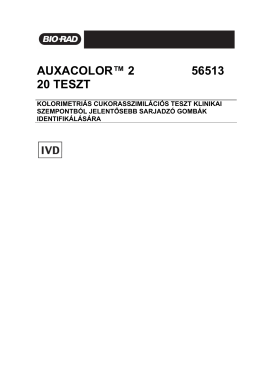 AUXACOLOR™ 2 56513 20 TESZT - Bio-Rad