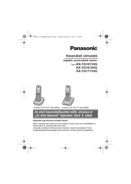 Panasonic KX-TG1611-1711HG használati utasítás (magyar)