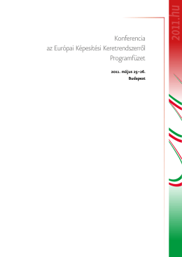 Konferencia az Európai Képesítési Keretrendszerről Programfüzet