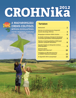 Crohnika 2012 web.indd - Magyarországi Crohn