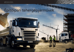 Scania építőipari katalógus