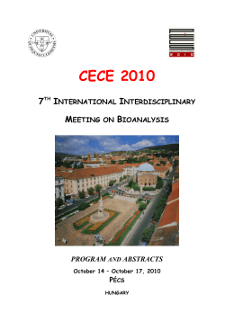 CECE 2010 program