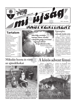 Mi újság Nagyvenyimen? 2011. december