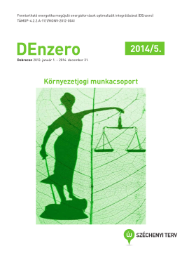DEnzero 2014/5. - Debreceni Egyetem