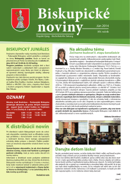 noviny (pdf) - Podunajské Biskupice