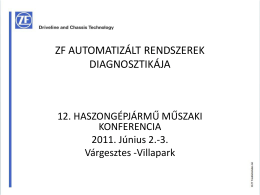 (Prtruck Kft.) - ZF automatizált rendszerek diagnosztikája