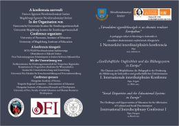 Konferenciaprogram, 2013. március 22.