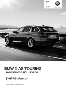 BMW 3-as Touring árlistája