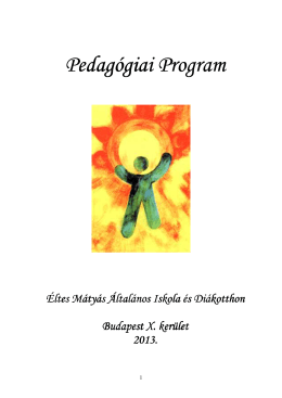 Pedagógiai program (pdf formátumban)