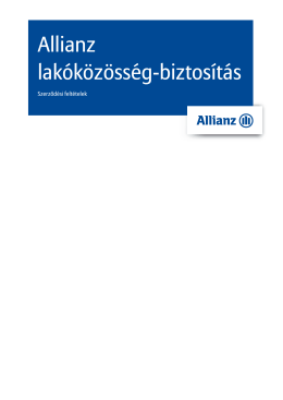 Allianz lakóközösség-biztosítás - Objektív