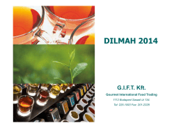 Dilmah - termékkatalógus 1.6 MB