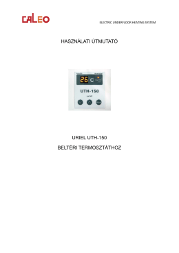 az Uriel UTH-150 termosztát használati útmutatóját.