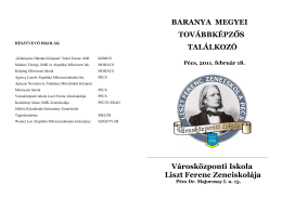 RÉSZTVEVŐ ISKOLÁK - Liszt Ferenc Zeneiskola