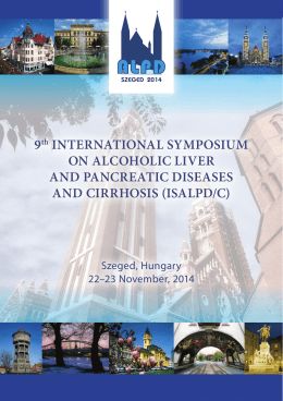 9th InternatIonal SympoSIum on alcoholIc lIver and pancreatIc