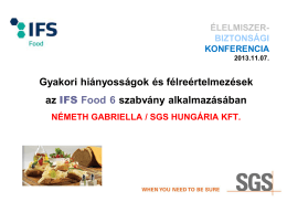 Gyakori hiányosságok és félreértelmezések az IFS Food 6 szabvány