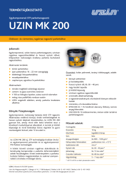 UZIN MK 200 - Fatik Kft.