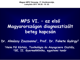 Dr. Almássy Zsuzsanna, Prof. Dr. Fekete György