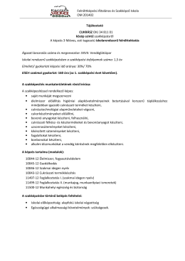 Cukrász képzési tájékoztató 2014 (.pdf)