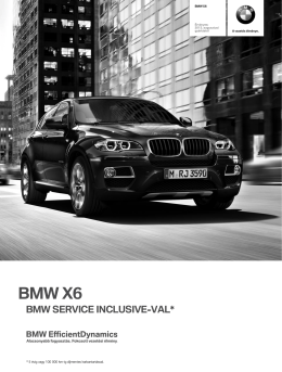 BMW X6 M árlistája