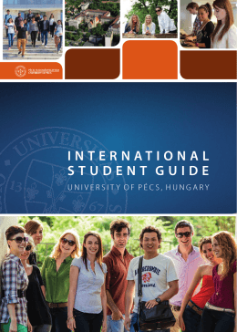 PTE International Student Guide 2014 egyben 2
