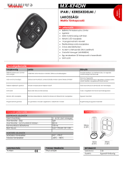 MX-KF4DW HU.pdf - Multi Alarm Zrt.