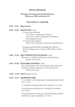 (pdf) formátumban - XIV. Országos Neveléstudományi Konferencia