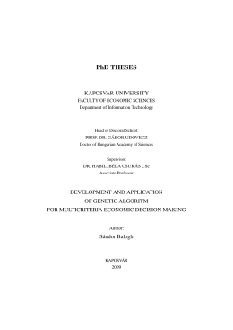 PhD THESES