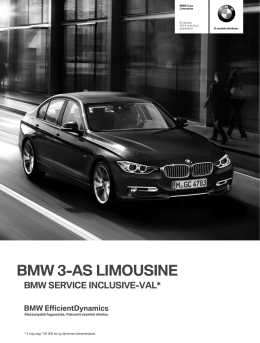 BMW 3-aS LIMoUSINE