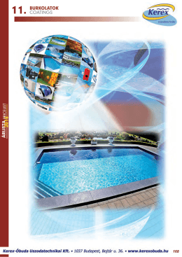 Products of Foil coating for concrete pools