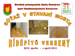 2012. április - v apríli 2012 - Stredná priemyselná škola KOMÁRNO