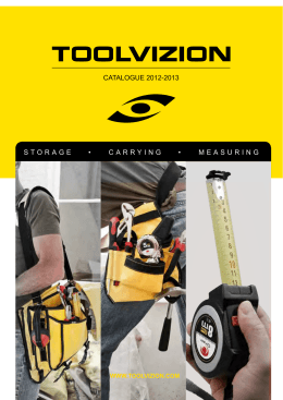 CATALOGUE 2012-2013 STORAGE • CARRYING