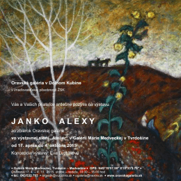 Janka Alexyho - Oravská galéria